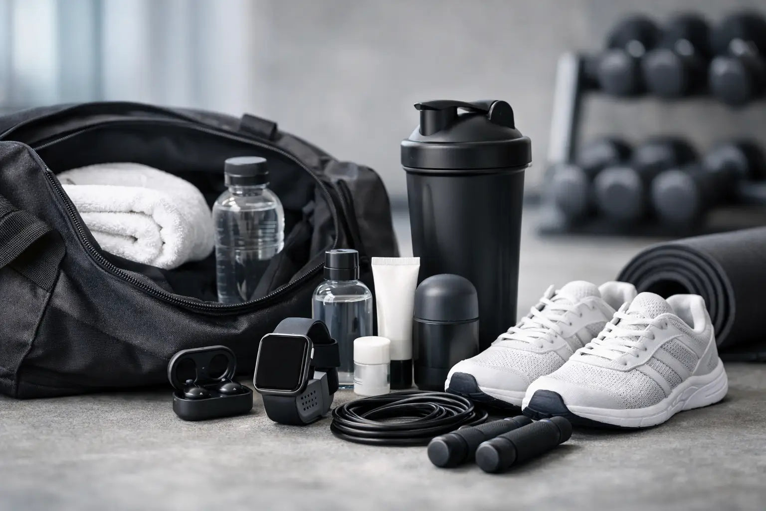 10 essentials voor gym tas die je echt gebruikt