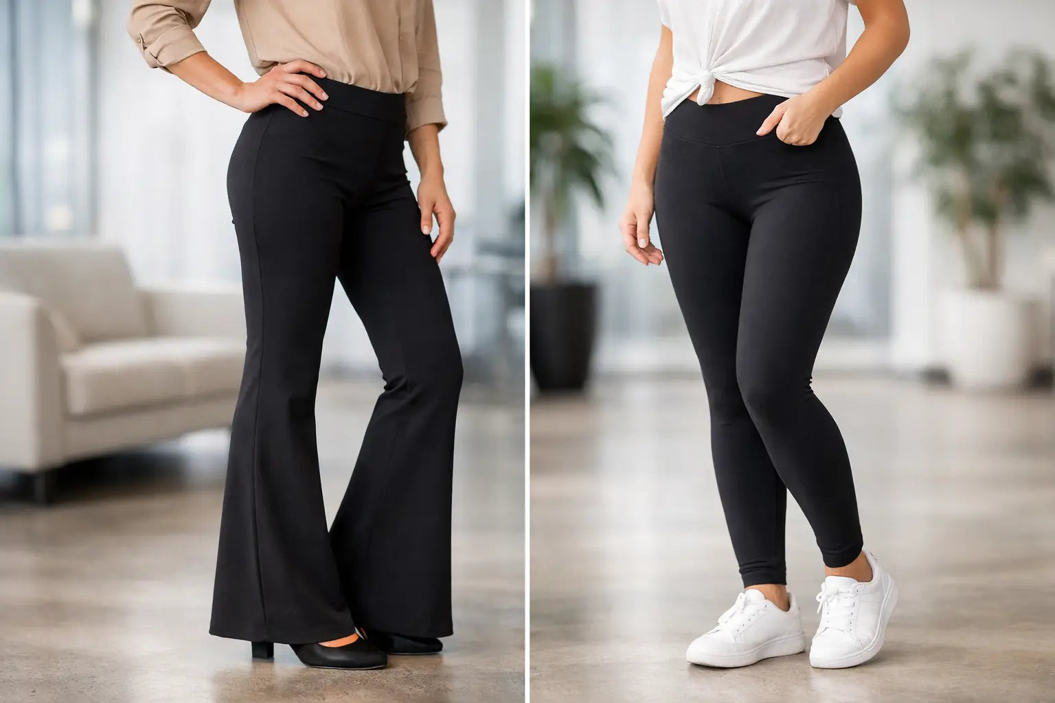 Flare broek of legging: wat kies jij?