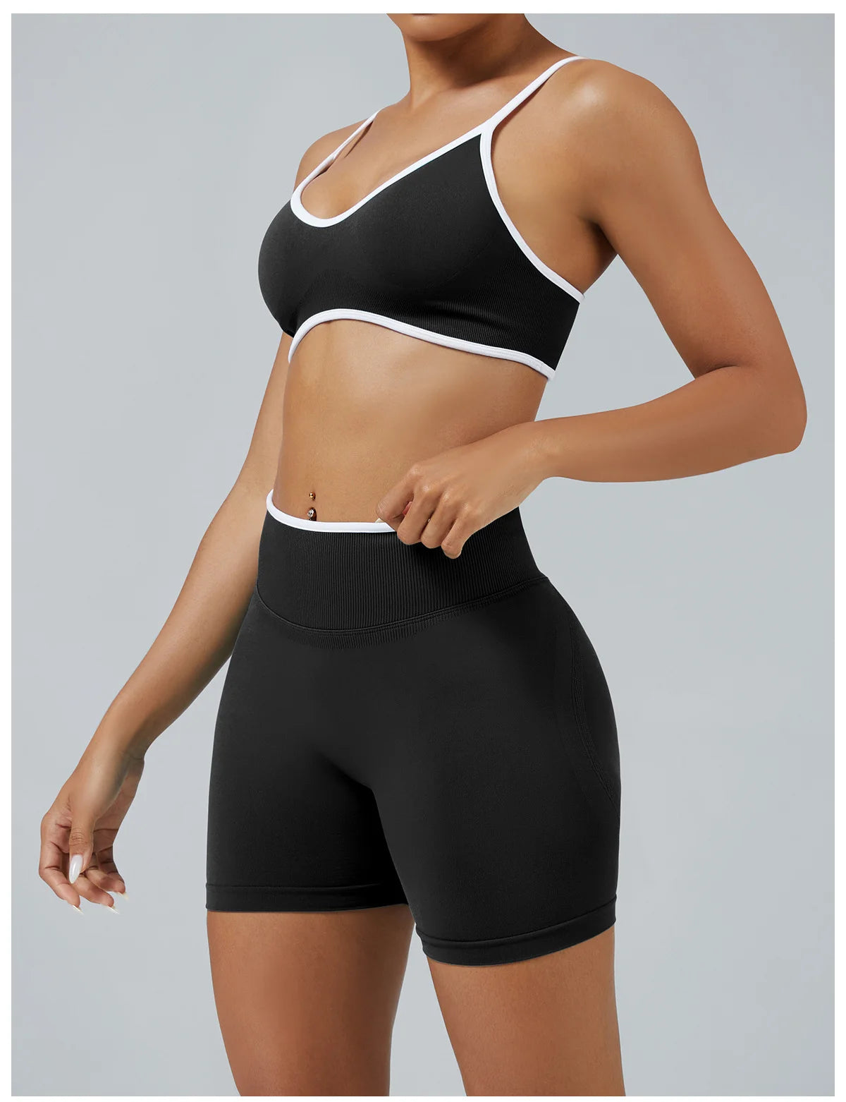 GYMBABE Vortex Sculpt Short Set