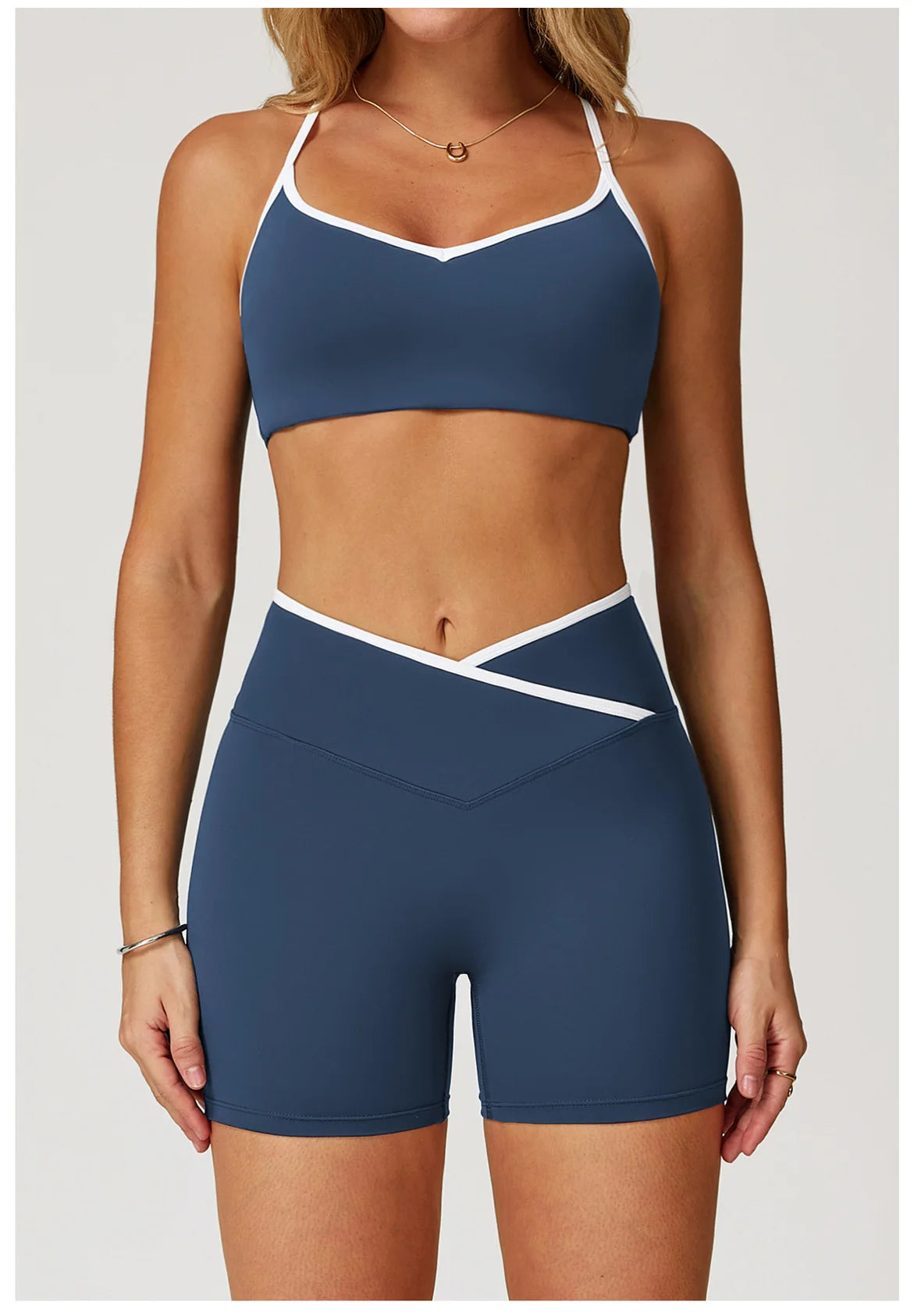 GYMBABE Contour Short Set