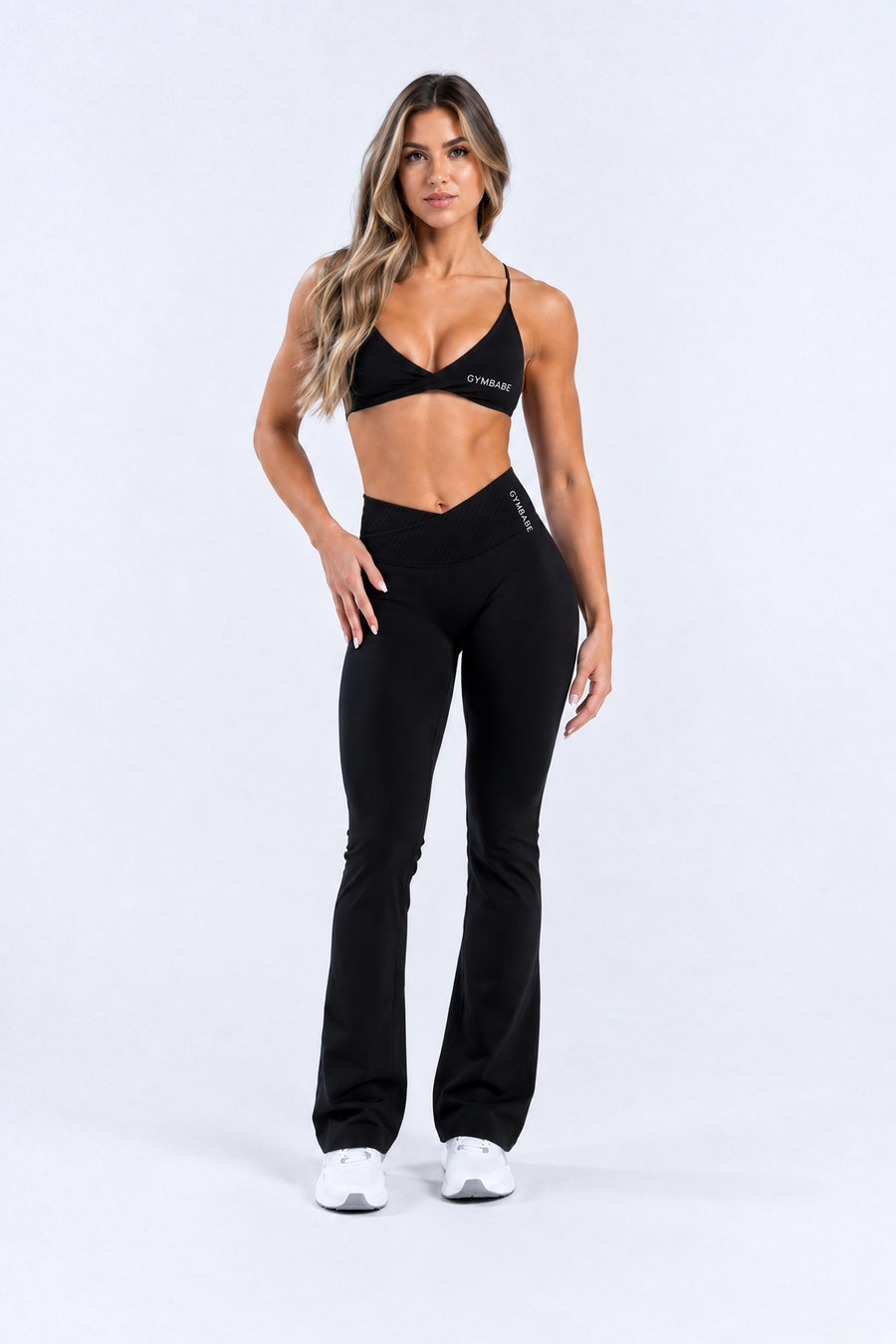 GYMBABE V-Shape Flare Set