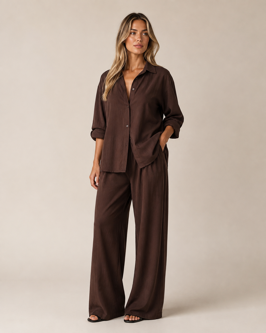 Gymbabe Mocha Flow Set
